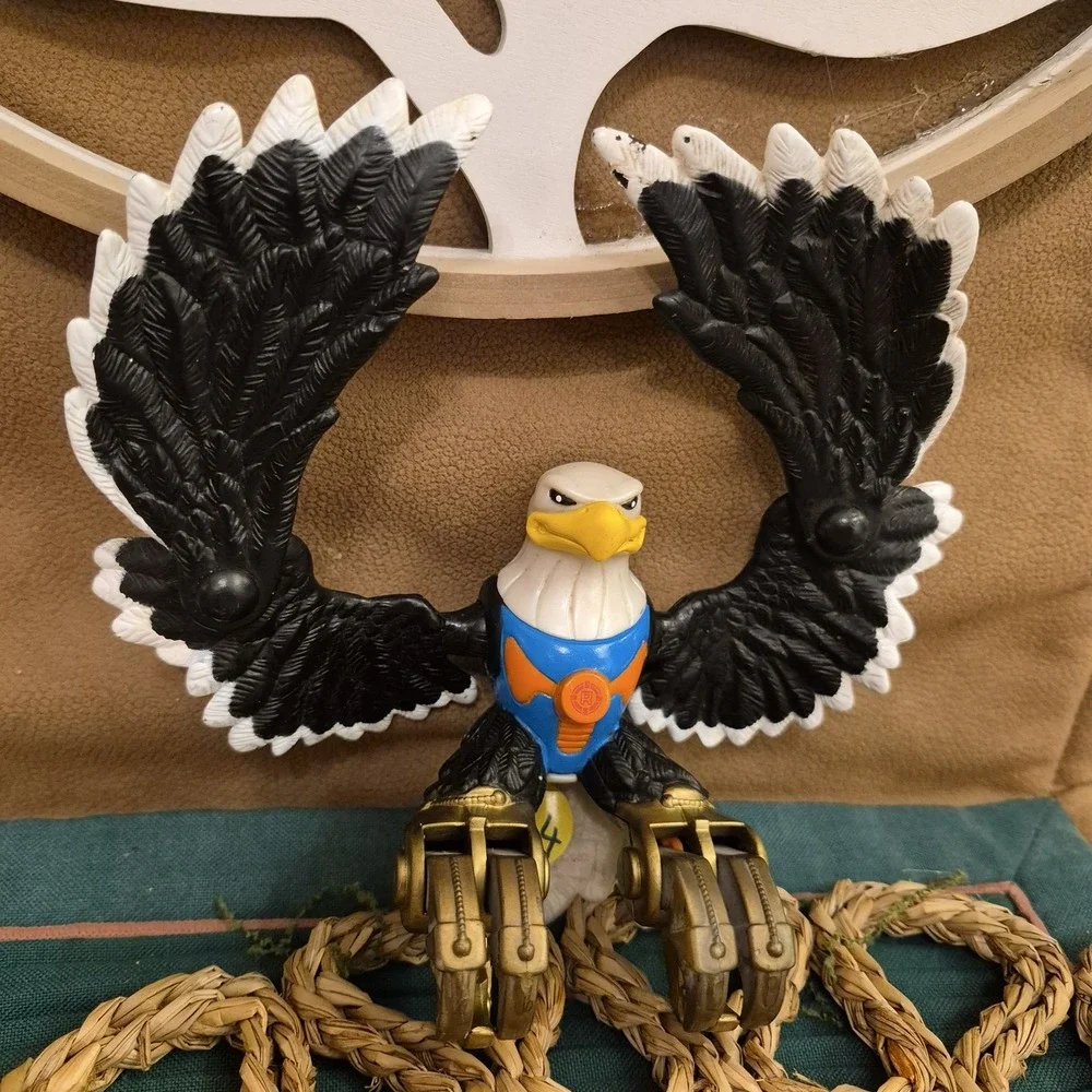 ✅Fisher-Price Rescue Heroes Swoops The Eagle Action Figure 2001#️⃣34